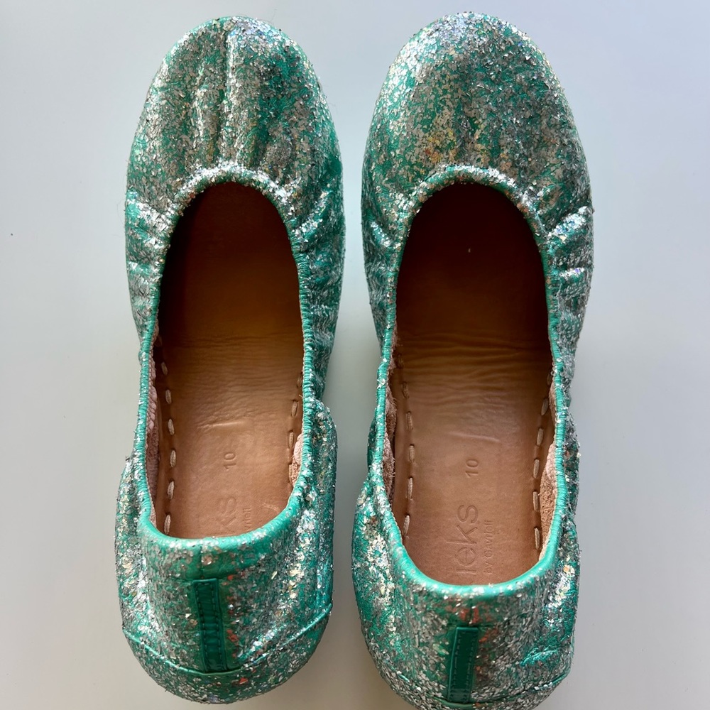 Custom Tieks (TB with Silver glitter)